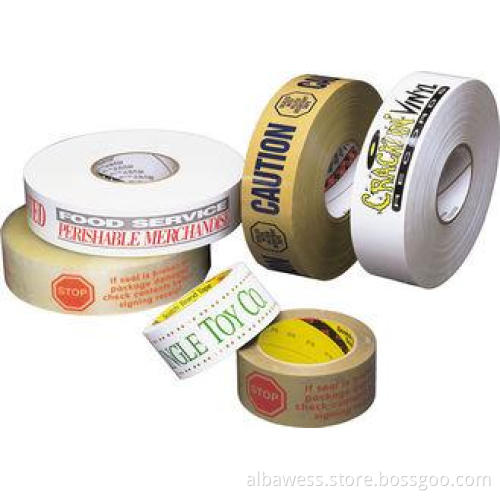 Acrylic Adhesive Custom Printed Packing Tape , BOPP Packing